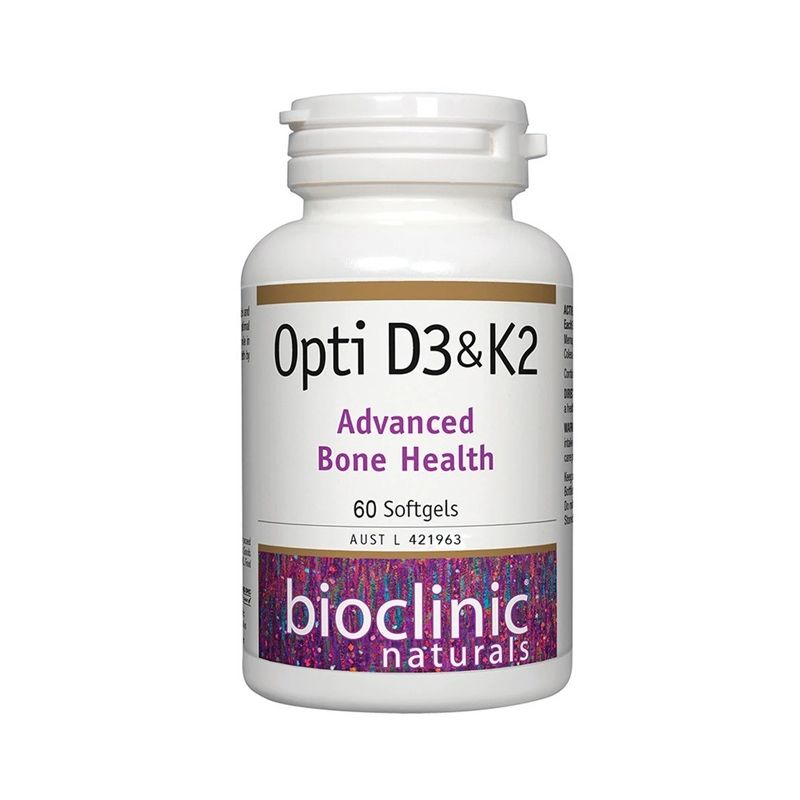 Bioclinic Naturals Opti D3 & K2 60 Softgels