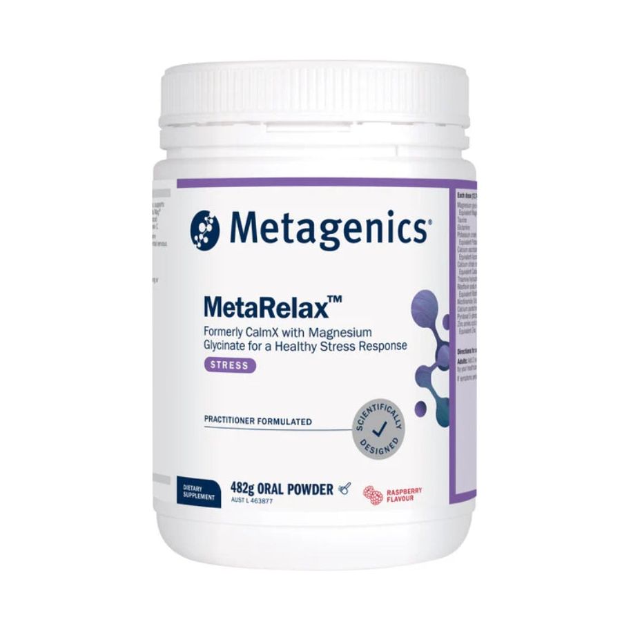 Metagenics MetaRelax Raspberry Powder 482g (Formally CalmX)