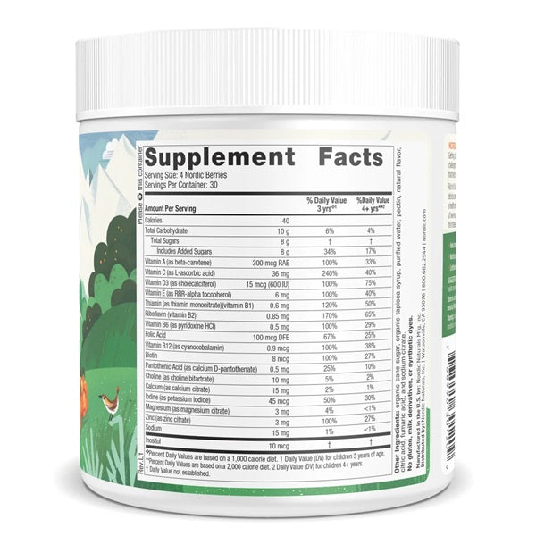 Nordic Naturals Nordic Berries 120 Gummies - Citrus