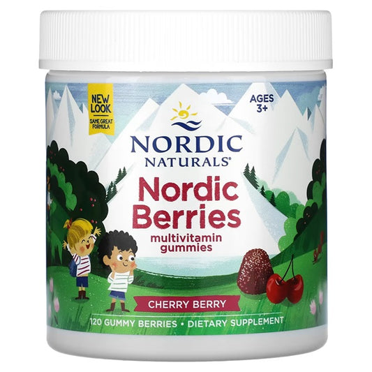 Nordic Naturals Nordic Berries 120 Gummies - Cherry Berry