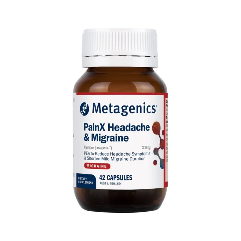 Metagenics PainX Headache & Migraine 42 Capsules (Formally Bio Absorb PEA)