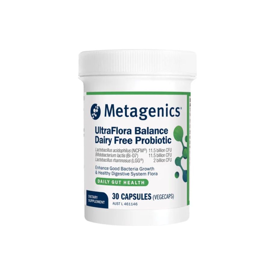 Metagenics Ultra Flora Balance Dairy Free Probiotic 30 Capsules (Formally Ultra Flora Restore)