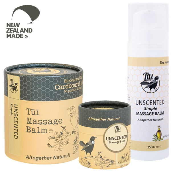 Tui Balms Unscented Massage & Body Balm Pump Bottle 250ml