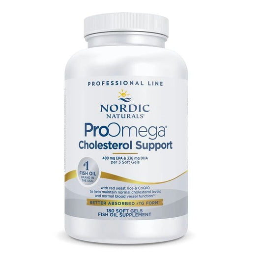 Nordic Naturals ProOmega Cholesterol Support Unflavoured (formerly ProOmega LDL) 180 Softgels