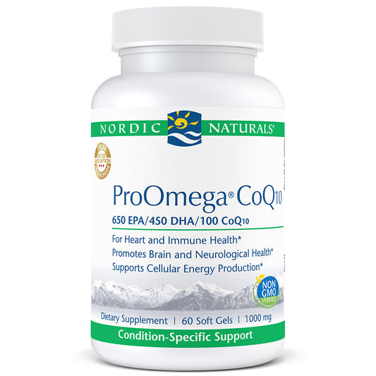 Nordic Naturals ProOMEGA COQ10 60 Softgels