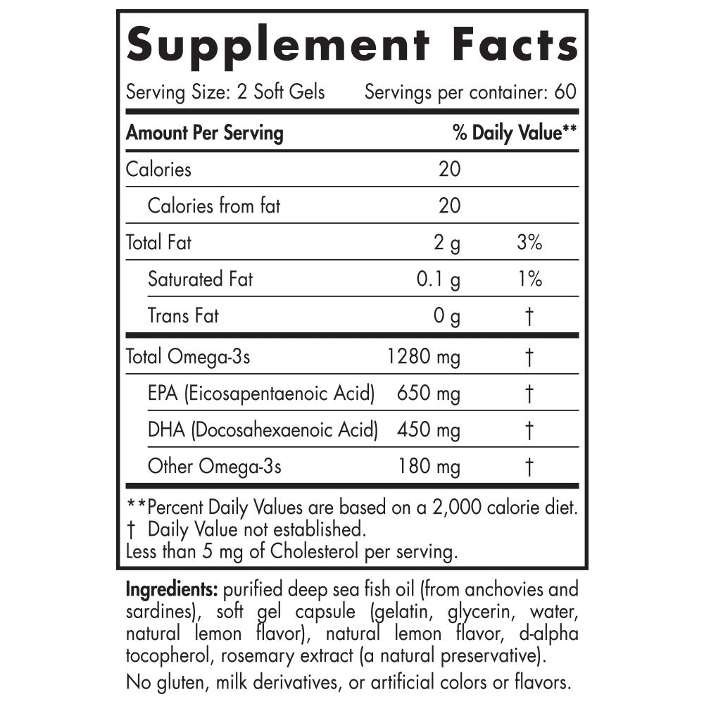 Nordic Naturals ProOmega 120 Softgels