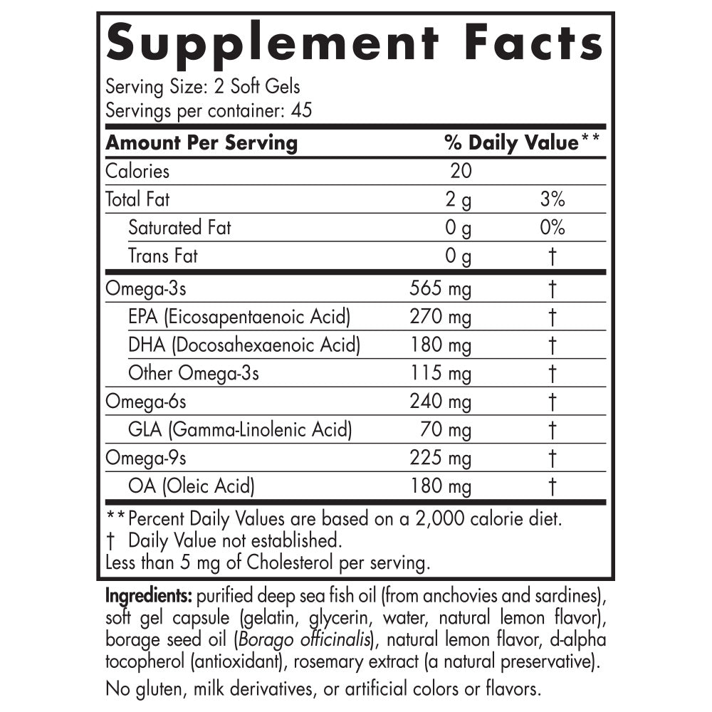 Nordic Naturals ProEFA 3.6.9 90 Softgels