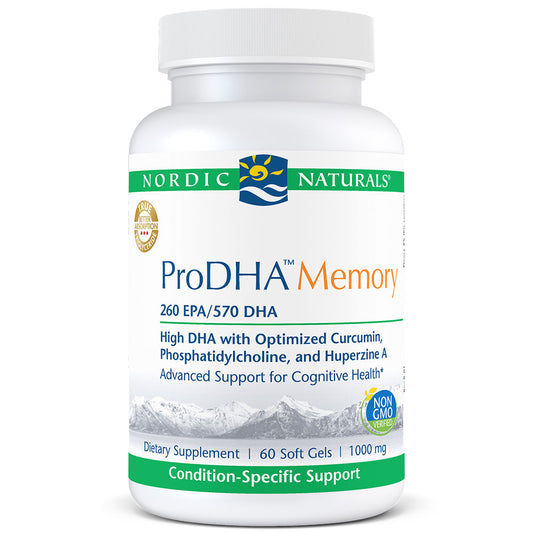Nordic Naturals ProDHA Memory 60 Softgels *OUT OF STOCK*