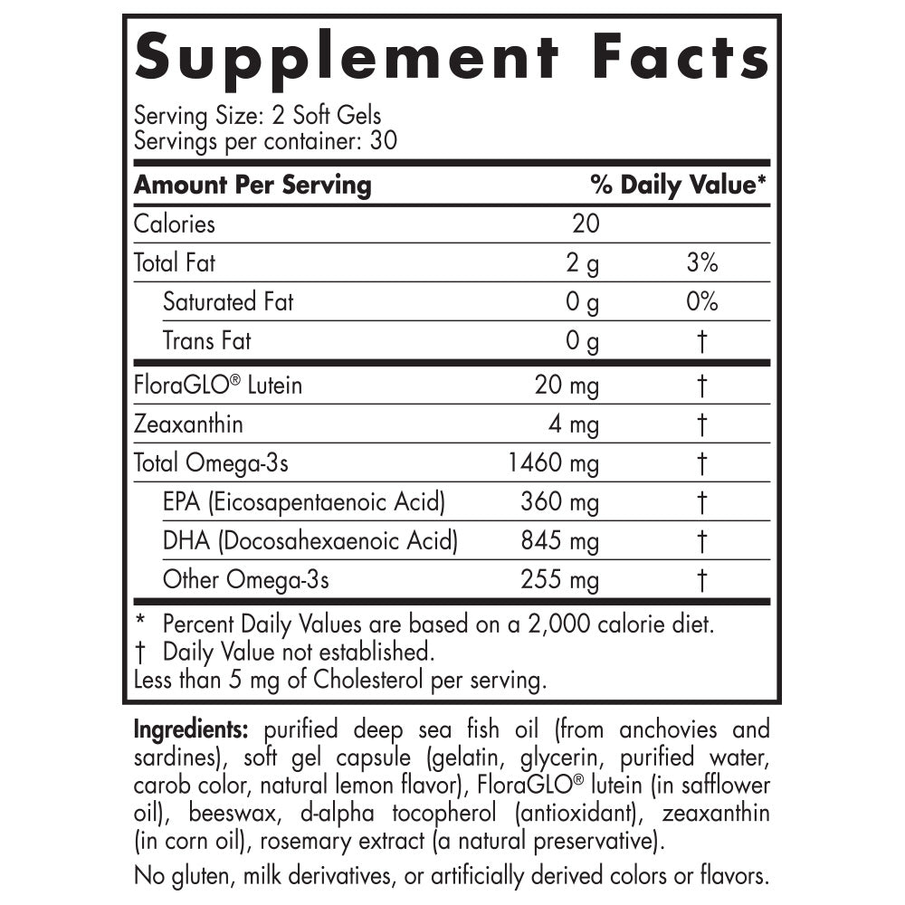 Nordic Naturals ProDHA Eye 60 Softgels