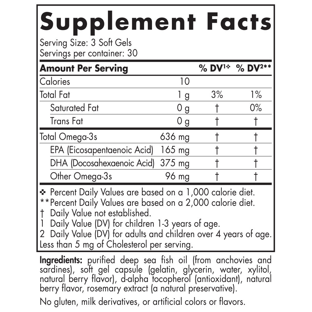 Nordic Naturals DHA Jr. Xtra 90 Softgels