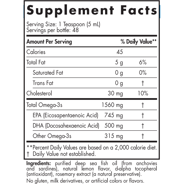 Nordic Naturals Arctic Omega Lemon 237ml