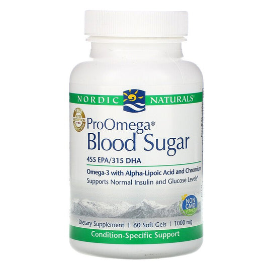 Nordic Naturals ProOMEGA Blood Sugar 60 Softgels