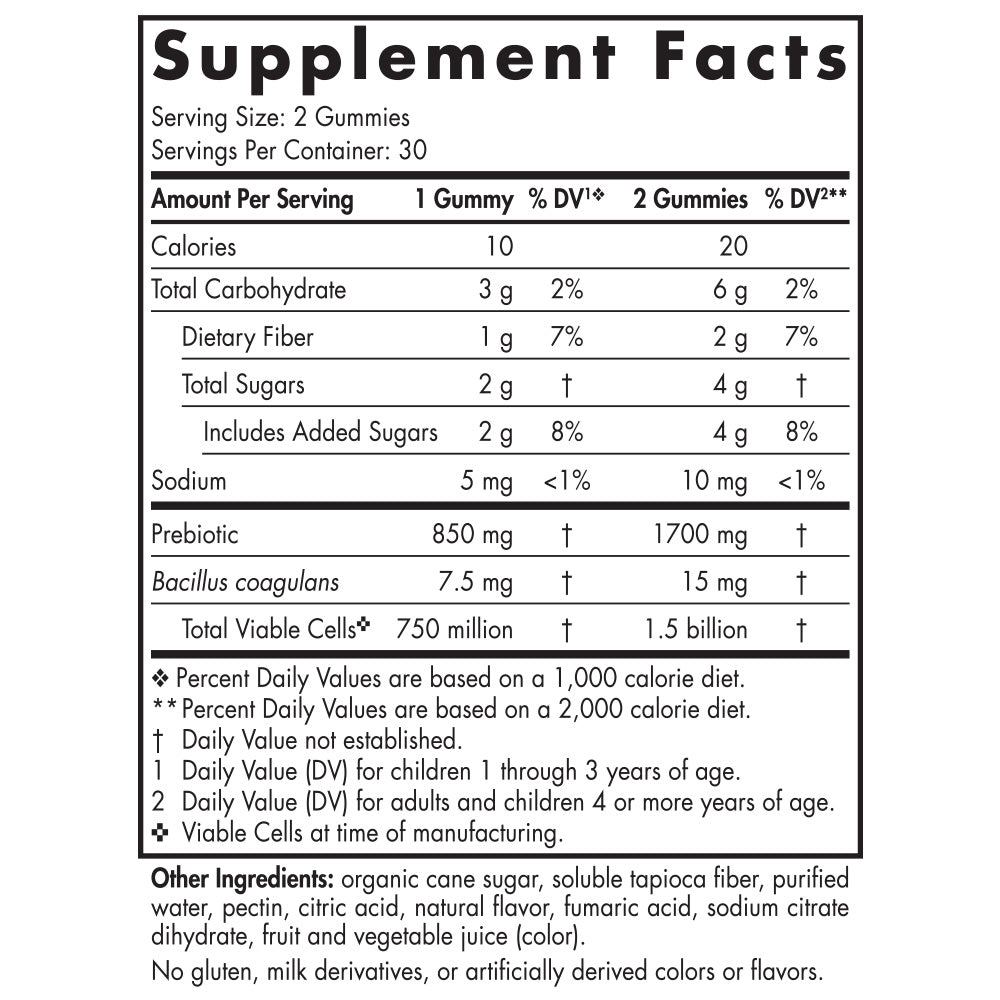 Nordic Naturals Kids Flora Probiotic Gummies (60 Gummies)