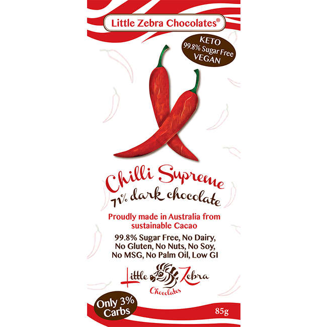 Little Zebra Chocolates - Chocolate Bar 85g