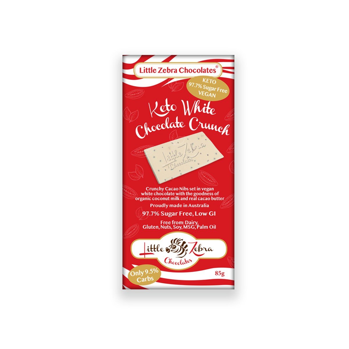 Little Zebra Chocolates - Chocolate Bar 85g