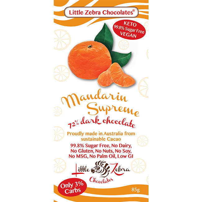 Little Zebra Chocolates - Chocolate Bar 85g