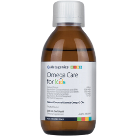 Metagenics Omega Care for Kids Fruity flavour 200 mL oral liquid
