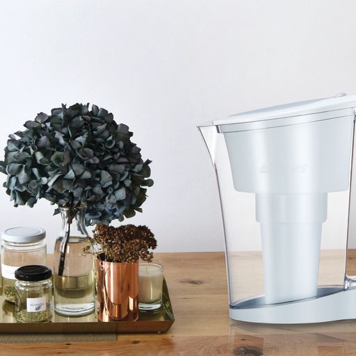 Ace Bio Mineral Water Filter Pot 1.0 LT Full Set. Colour White *OUT OF STOCK - PRE ORDERS ONLY*