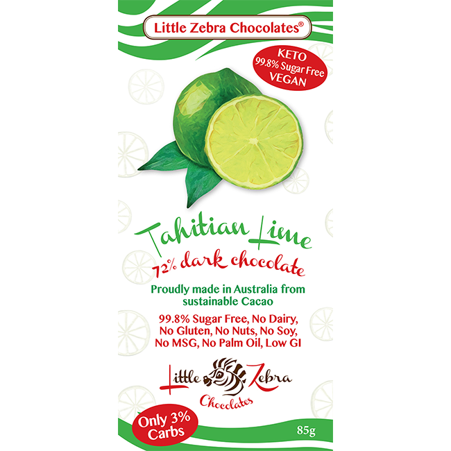 Little Zebra Chocolates - Chocolate Bar 85g