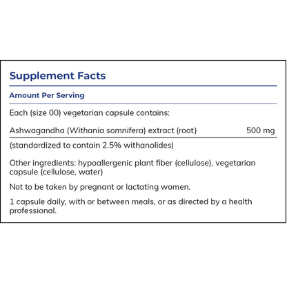 Pure Encapsulations Ashwagandha 60 Capsules