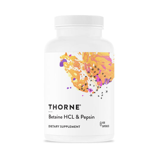 Thorne Betaine HCL & Pepsin 450 Capsules *DISCONTINUED*