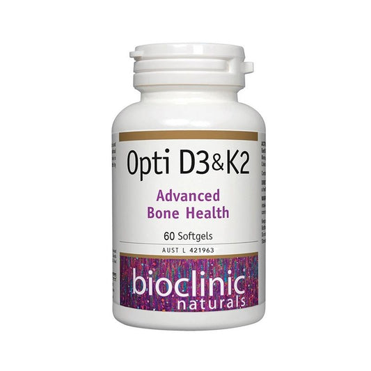 Bioclinic Naturals Opti D3 & K2 60 Softgels