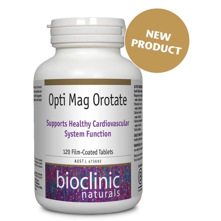 Bioclinic Naturals Opti Mag Orotate 120 Tablets