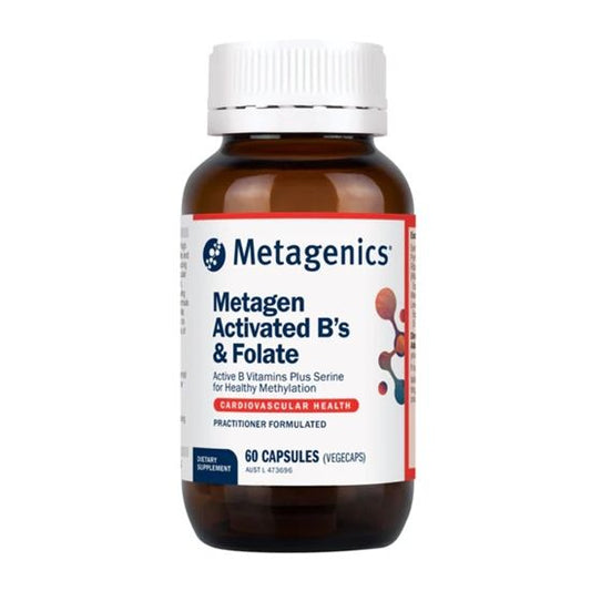 Metagenics Metagen Activated B's & Folate (Formally Metagen Methyl-Active) 60 Capsules