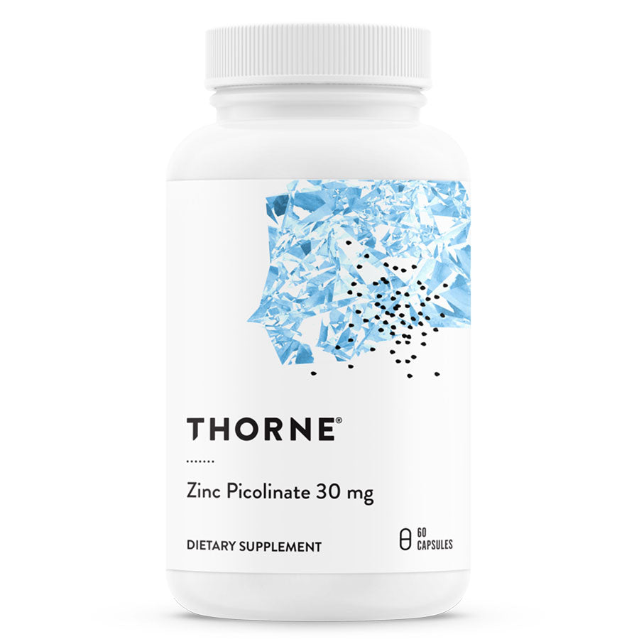 Thorne Zinc Picolinate 30 mg 60 Capsules