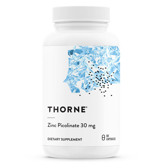 Thorne Zinc Picolinate 30 mg 60 Capsules