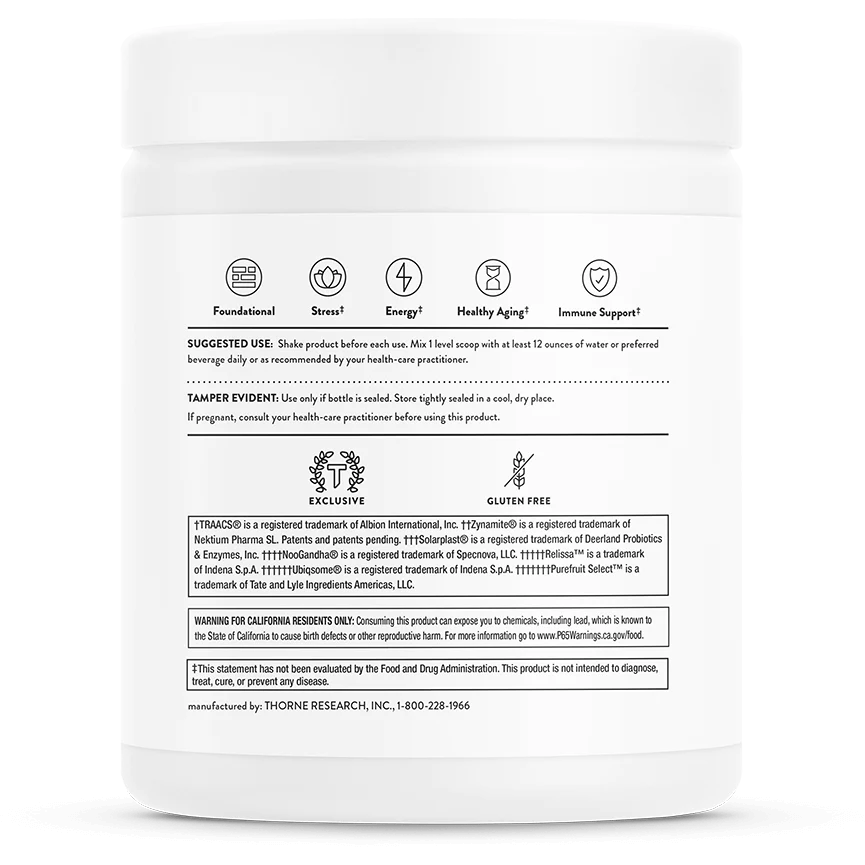 Thorne Daily Greens Plus 189 grams (30 serves)