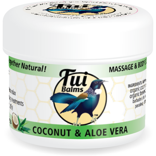 Tui Balms Coconut & Aloe Vera Massage & Body Butter 100g