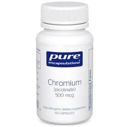 Pure Encapsulations Chromium Picolinate 500mcg