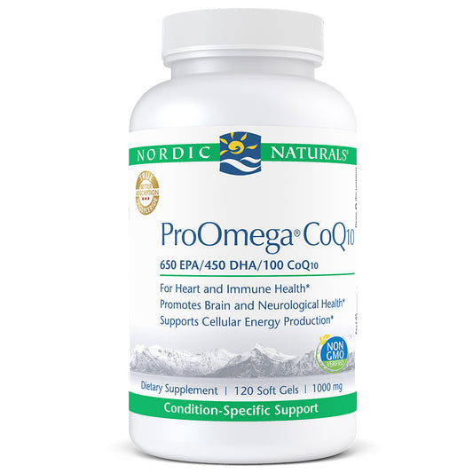 Nordic Naturals ProOMEGA COQ10 120 Softgels