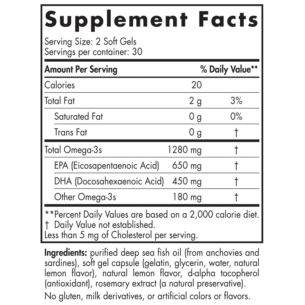 Nordic Naturals ProOMEGA 60 Softgels