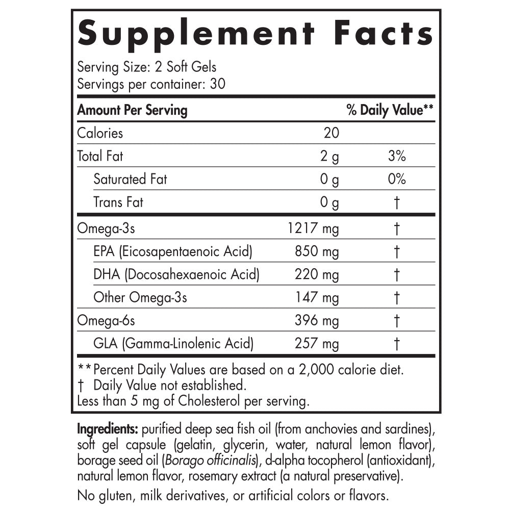 Nordic Naturals ProEPA With Concentrated GLA