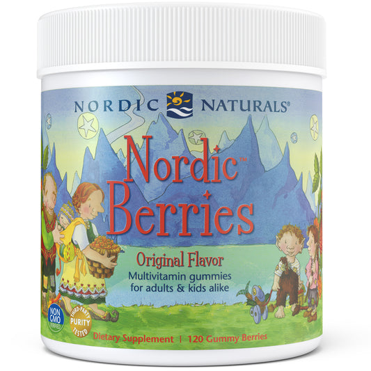 Nordic Naturals Nordic Berries 120 Gummies Original Flavour