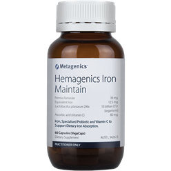 Metagenics Hemagenics Iron Maintain 60 Capsules