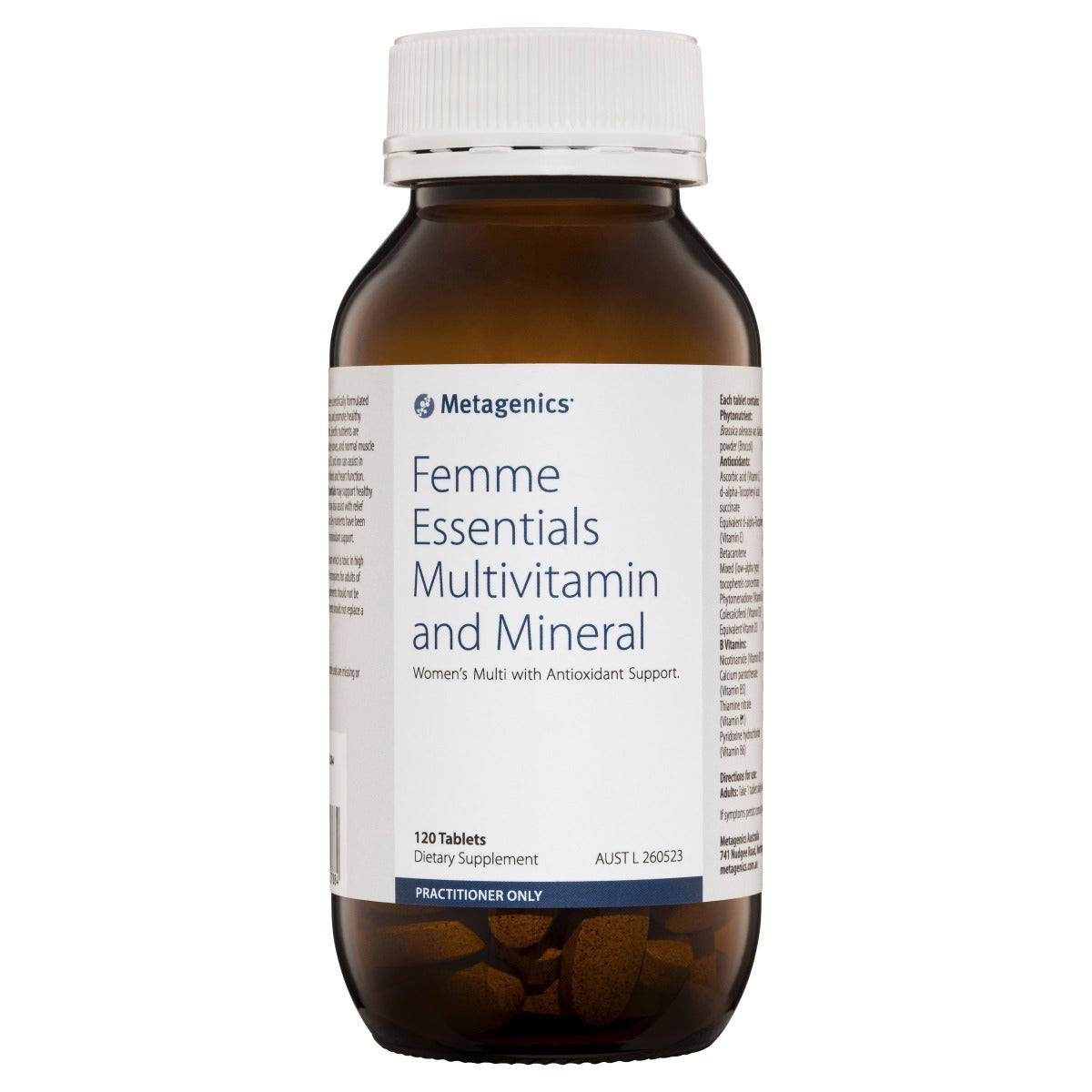 Metagenics Femme Essentials 120 Tablets