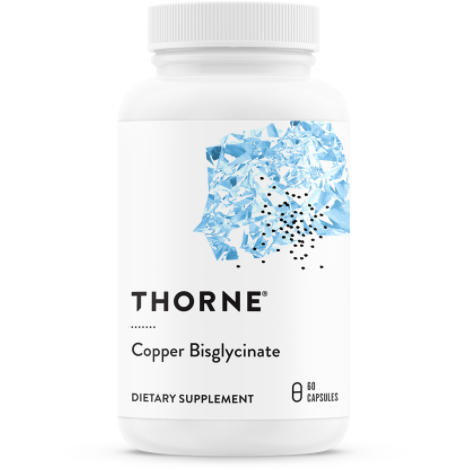 Thorne Copper Bisglycinate 60 Capsules