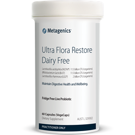 Metagenics Ultra Flora Restore Dairy Free 60 Capsules