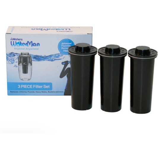 Triple Pack Filter Replacement Cartridges for Black Waterman (also MyWaterjug) *OUT OF STOCK - PRE ORDERS ONLY*