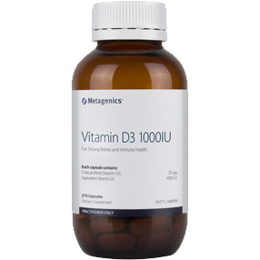 Metagenics Vitamin D3 1000IU 270 Caps
