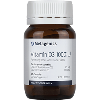 Metagenics Vitamin D3 1000IU 90 Caps