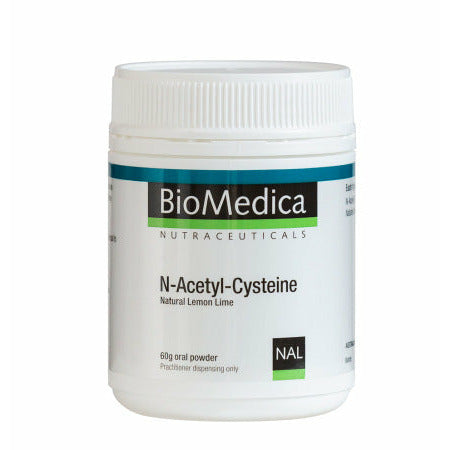 BioMedica N Acetyl Cysteine (NAC) Lemon/Lime 60gm